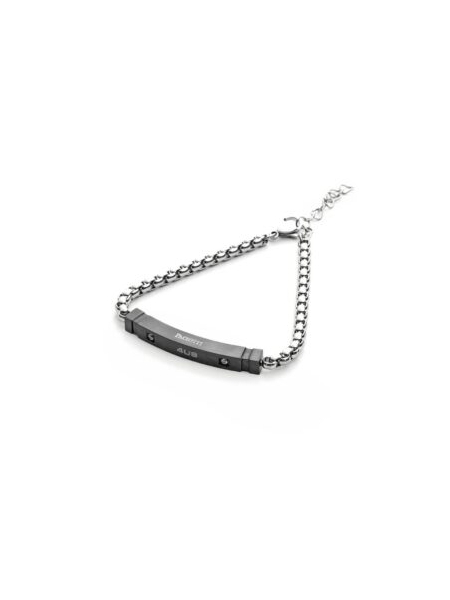 Acquista ora bracciale con maglia tubolare e targa gold rose su elefantebianco.jewelry 2