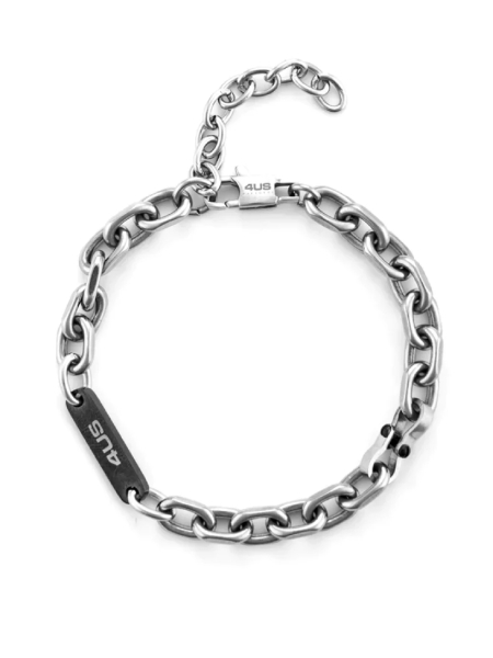 Acquista ora bracciale con maglia rollò e targa su elefantebianco.jewelry 2