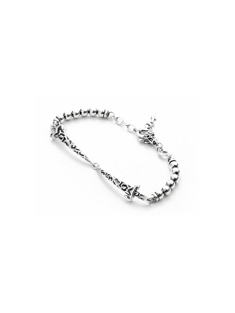 Acquista ora bracciale pallinato pugnale su elefantebianco.jewelry
