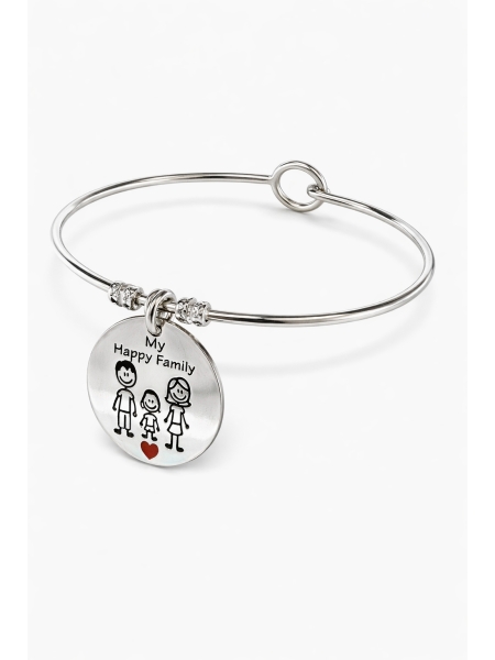 Acquista ora bracciale rigido famiglia su elefantebianco.jewelry
