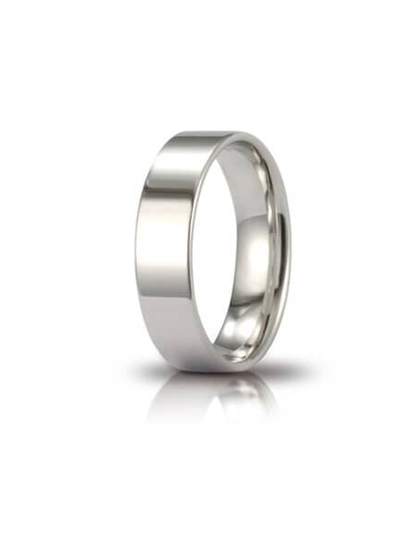 Acquista ora fede cerchi di luce oro bianco 18kt ( 5 mm ) su elefantebianco.jewelry