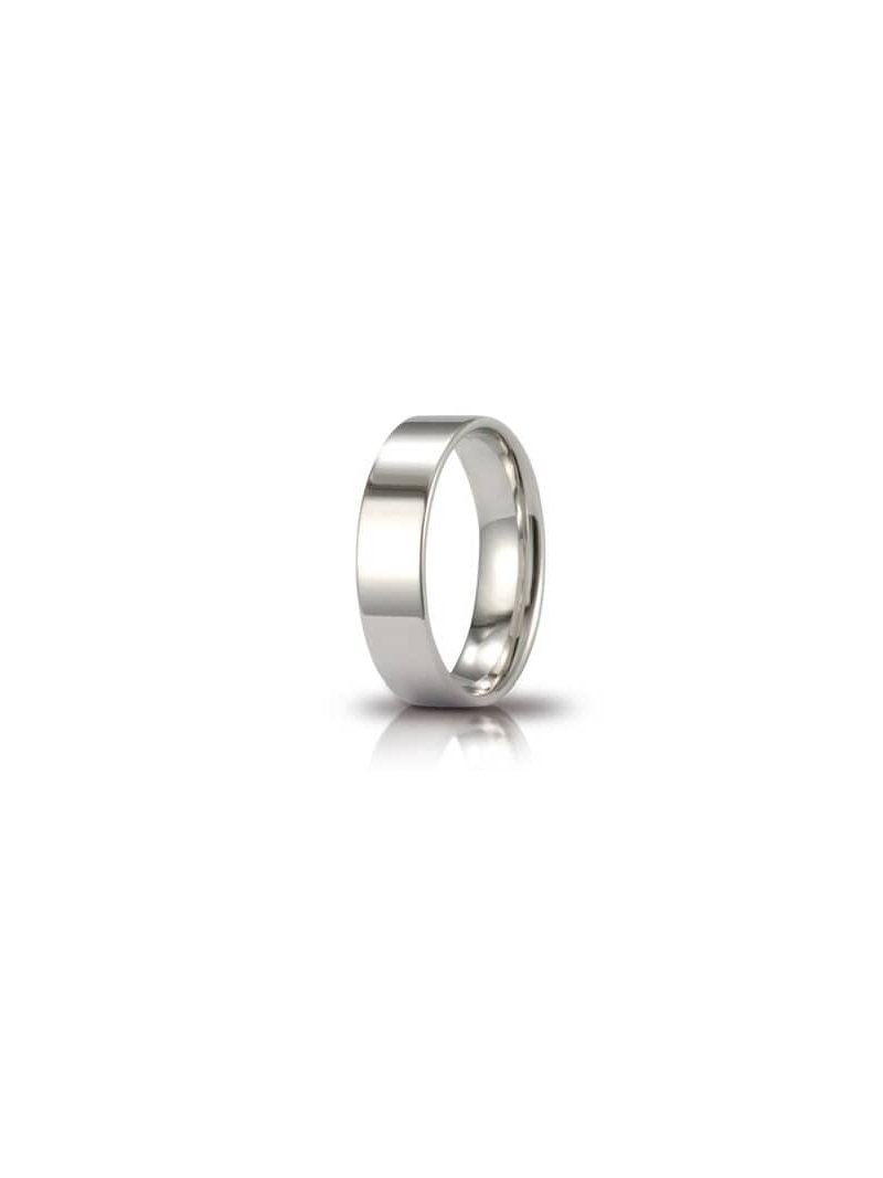 Acquista ora fede cerchi di luce oro bianco 18kt ( 5 mm ) su elefantebianco.jewelry