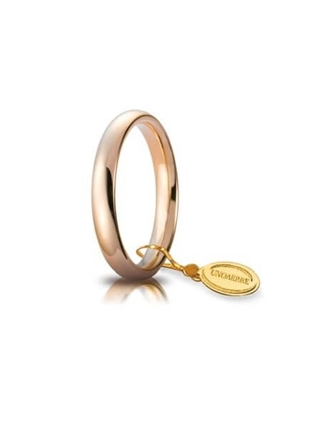Acquista ora fede comoda oro rosa 18kt ( 3,5 mm ) su elefantebianco.jewelry