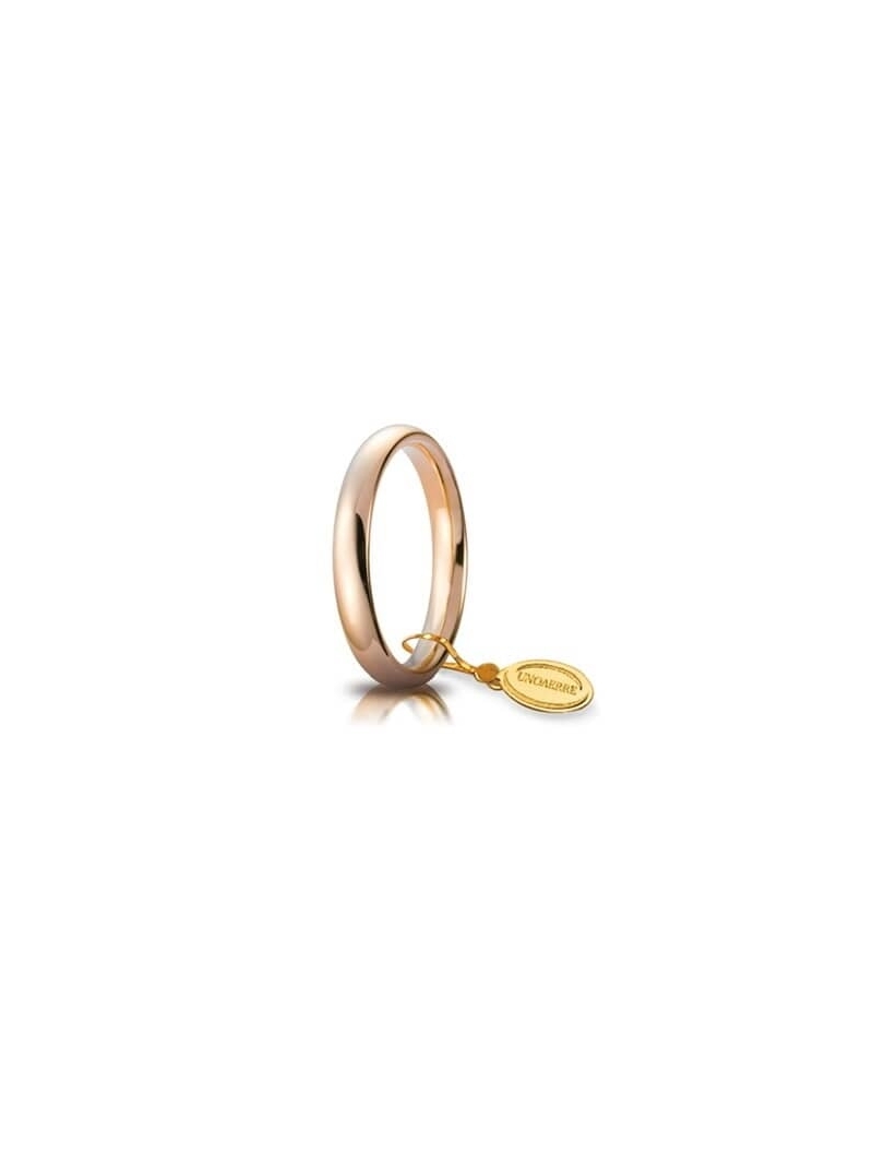 Acquista ora fede comoda oro rosa 18kt ( 3,5 mm ) su elefantebianco.jewelry