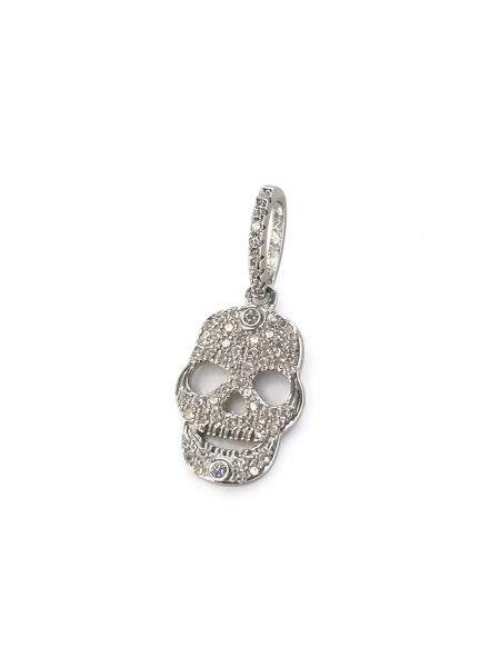 Acquista ora ciondolo teschio zirconato su elefantebianco.jewelry