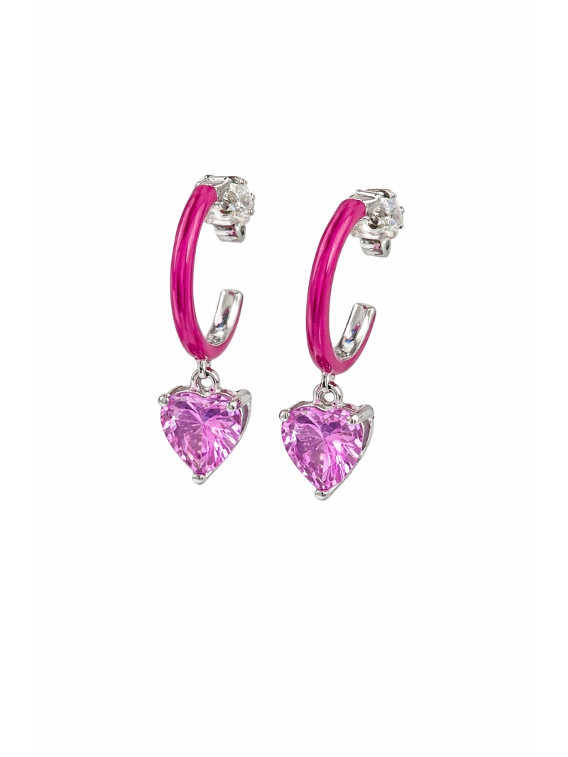 Acquista ora cerchietti cuore rosa su elefantebianco.jewelry