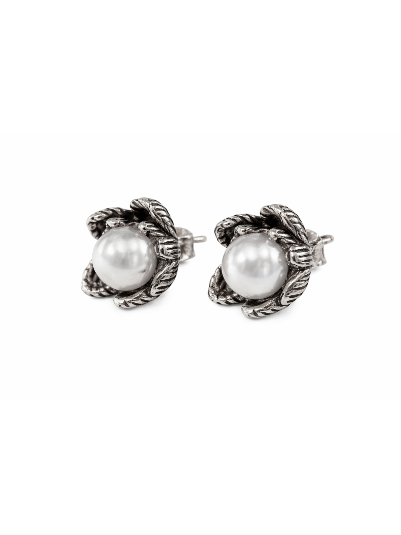 Acquista ora orecchini bocciolo con perla su elefantebianco.jewelry