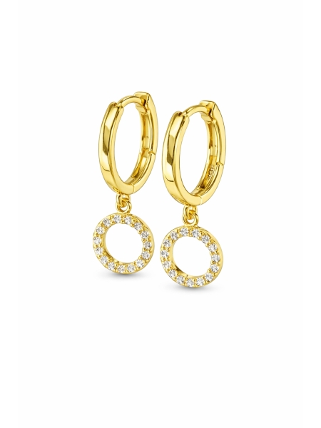 Acquista ora cerchietti tondo zirconato su elefantebianco.jewelry