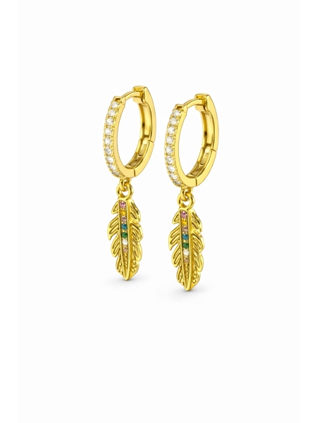 Acquista ora cerchietti piuma zirconata multicolor su elefantebianco.jewelry