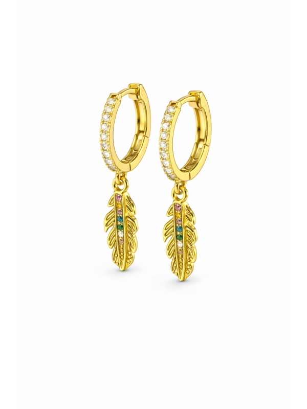 Acquista ora cerchietti piuma zirconata multicolor su elefantebianco.jewelry