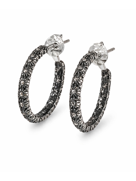 Acquista ora cerchietti fiori incisi su elefantebianco.jewelry