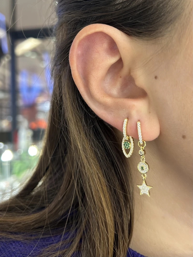 Acquista ora cerchietti occhio e stella su elefantebianco.jewelry