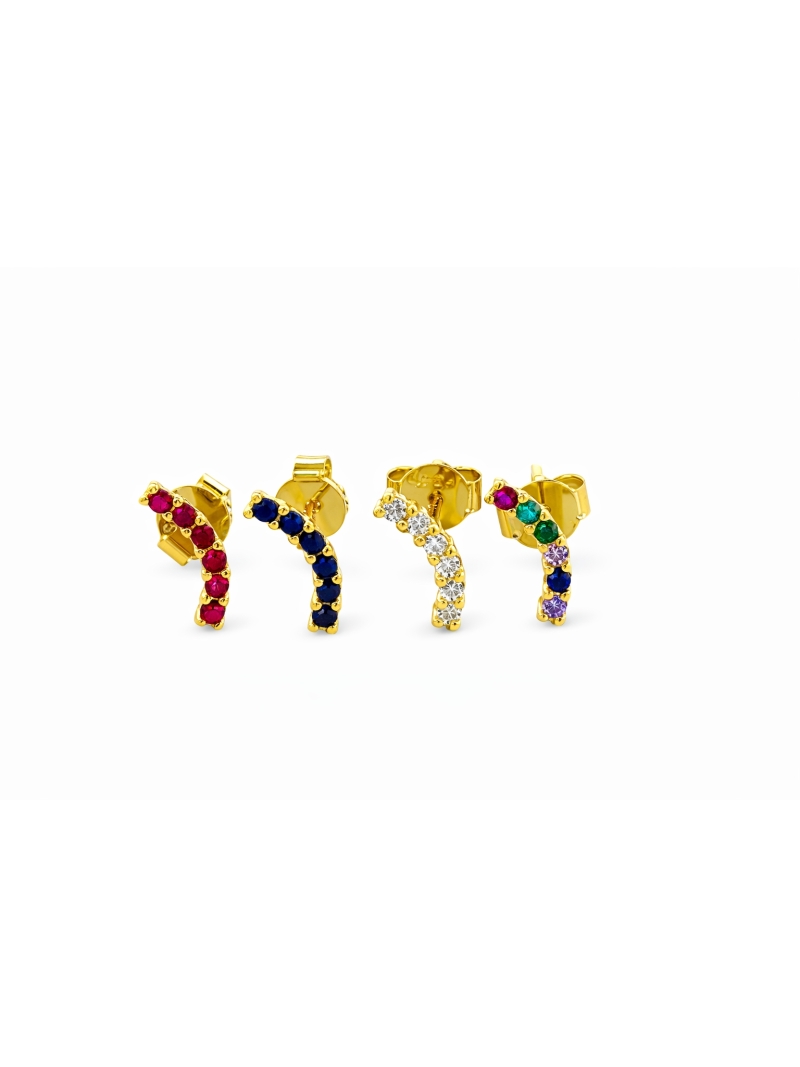 Acquista ora orecchini curvi gold su elefantebianco.jewelry