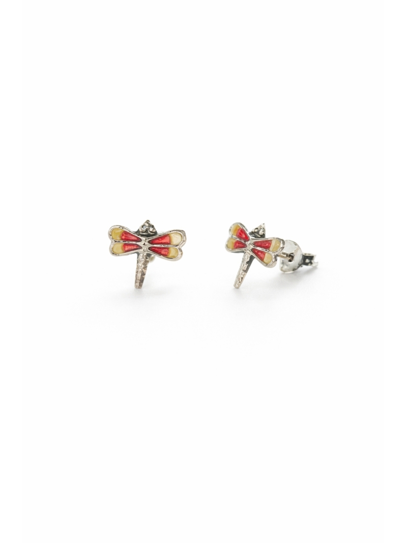 Acquista ora orecchini bimba libellula rosa e bianchi su elefantebianco.jewelry