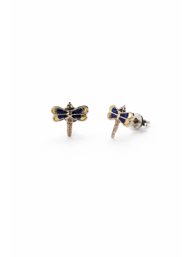 Acquista ora orecchini bimba libellula blu e bianca su elefantebianco.jewelry