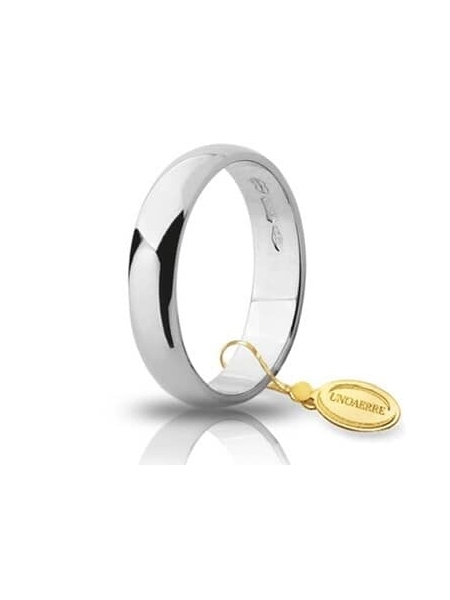 Acquista ora fede classica larga oro bianco 18kt ( 4 grammi ) su elefantebianco.jewelry
