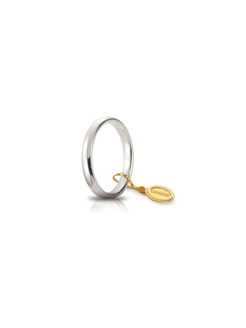 Acquista ora fede comoda oro bianco 18kt su elefantebianco.jewelry