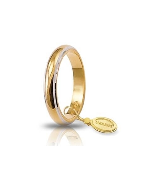 Acquista ora fede classica con bordi oro bianco 18kt ( 5 grammi ) su elefantebianco.jewelry