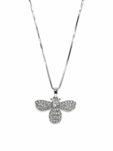 Acquista ora collana ape zirconata su elefantebianco.jewelry