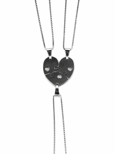 Acquista ora collana amicizia cuore puzzle su elefantebianco.jewelry