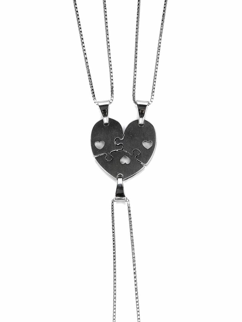 Acquista ora collana amicizia cuore puzzle su elefantebianco.jewelry
