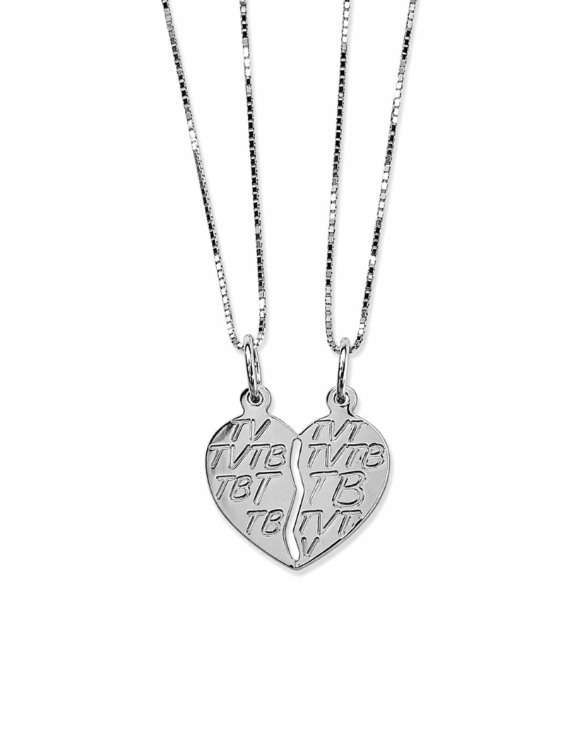 Acquista ora collana coppia cuore tvb su elefantebianco.jewelry