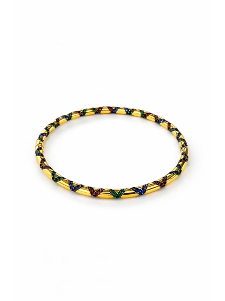 Acquista ora bracciale rigido Golden Prisma su elefantebianco.jewelry