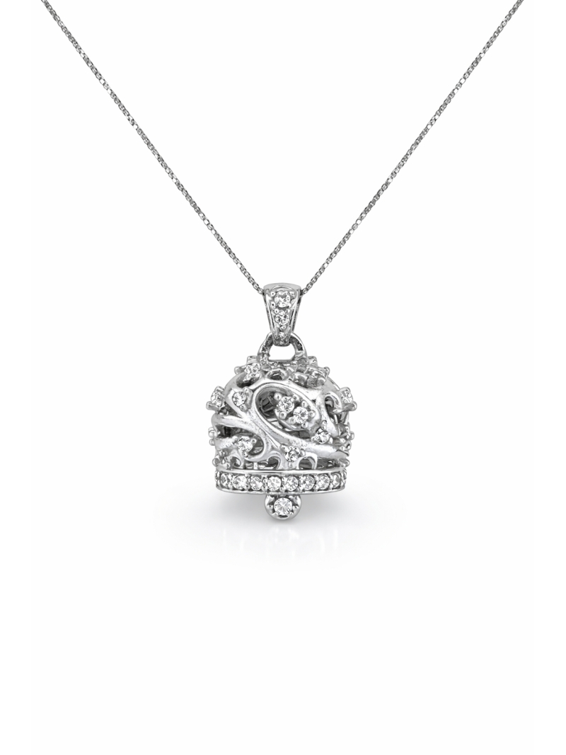 Acquista ora collana campanella ricamata capri su elefantebianco.jewelry