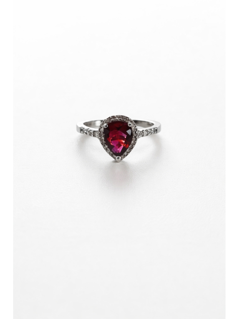Acquista ora anello goccia rossa su elefantebianco.jewelry