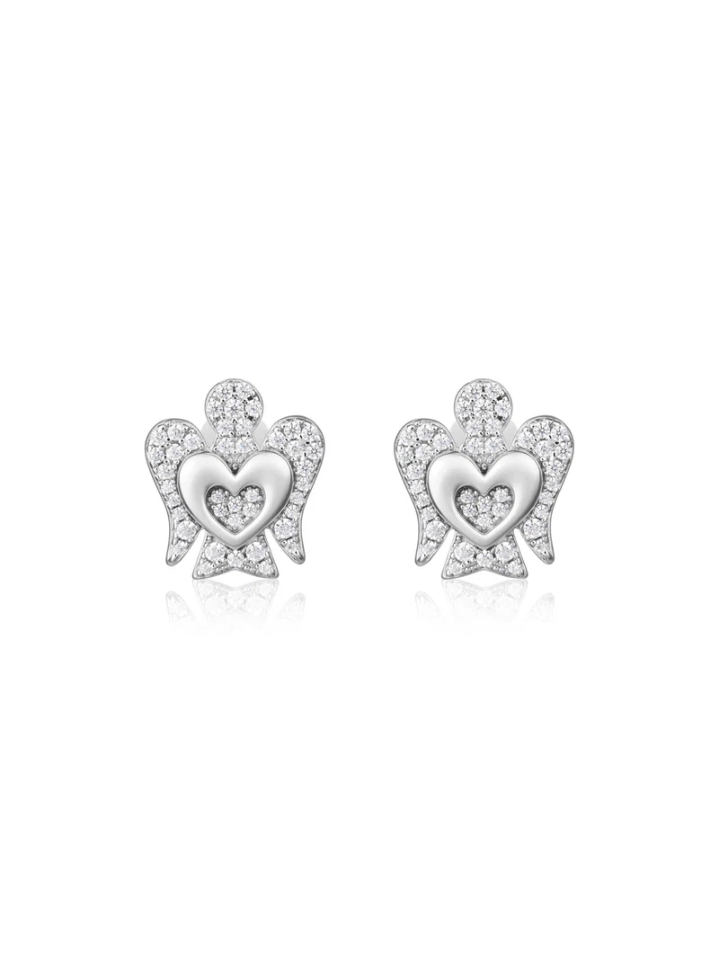 Acquista ora orecchino angelo con cuore su elefantebianco.jewelry