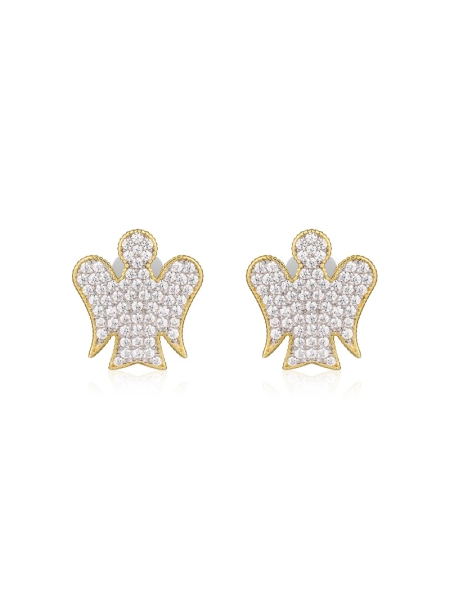Acquista ora orecchini angelo zirconato gold su elefantebianco.jewelry