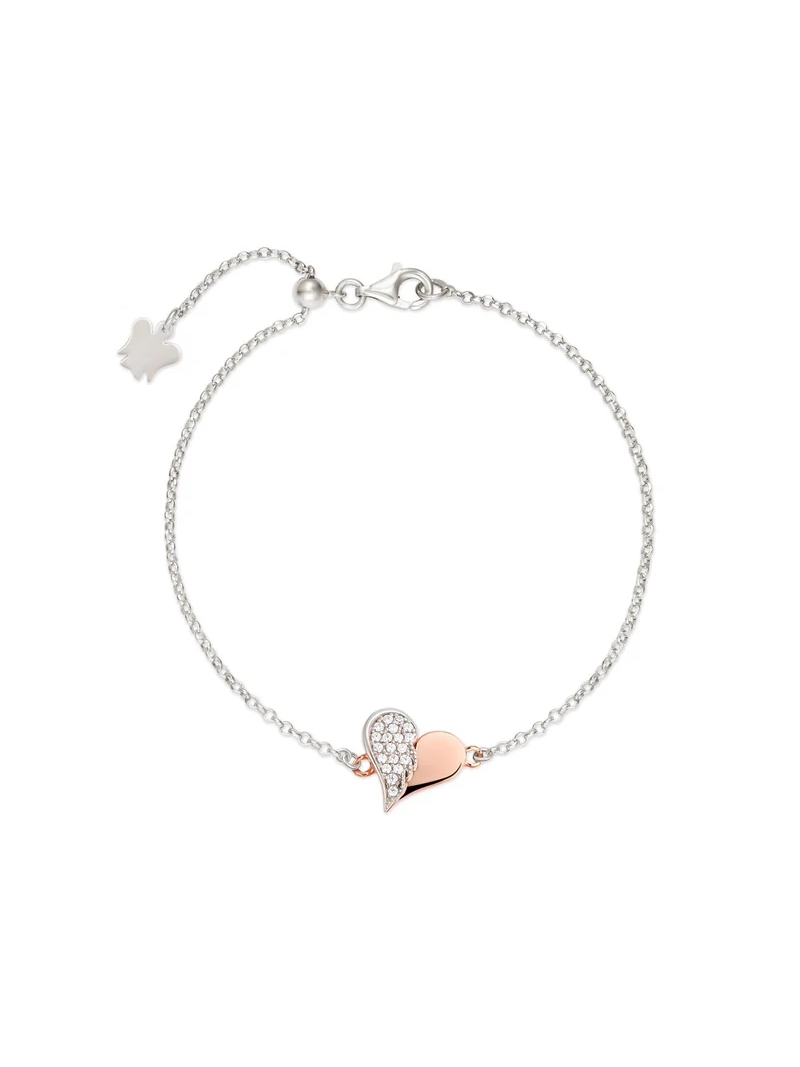 Acquista ora Bracciale con cuore e ala su elefantebianco.jewelry