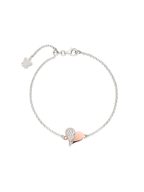 Acquista ora Bracciale con cuore e ala su elefantebianco.jewelry