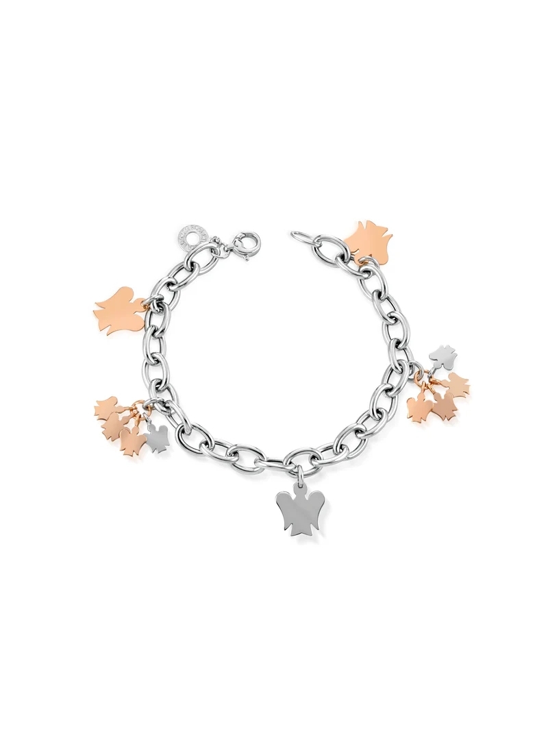 Acquista ora Bracciale catena con Angeli su elefantebianco.jewelry