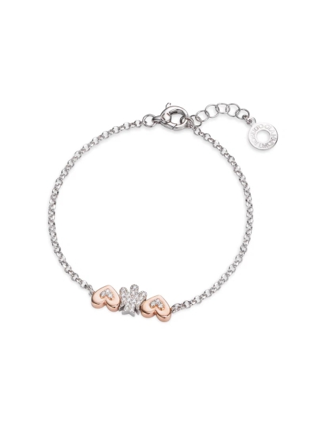 Acquista ora Bracciale Con Angelo E Cuori su elefantebianco.jewelry