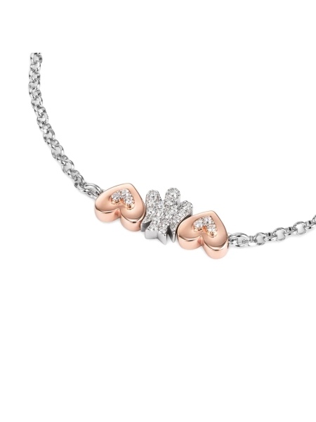 Acquista ora Bracciale Con Angelo E Cuori su elefantebianco.jewelry 2