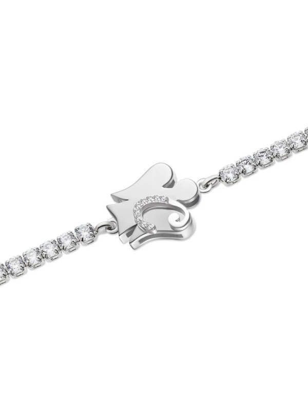 Acquista ora Bracciale tennis Alfabeto su elefantebianco.jewelry