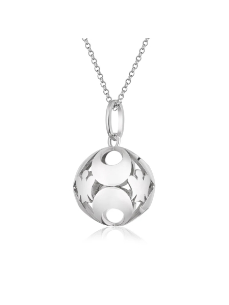 Acquista ora collana Chiama Angeli con Mezzelune ed angelo su elefantebianco.jewelry 2