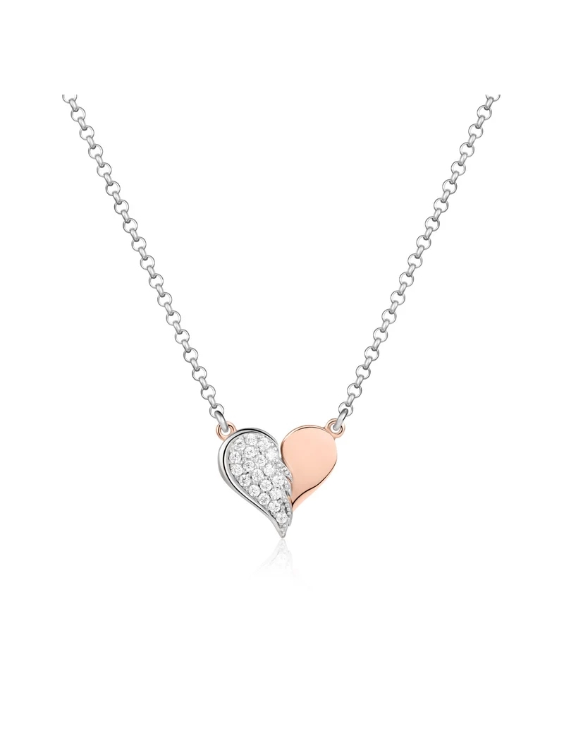 Acquista ora Collana con cuore e ala su elefantebianco.jewelry