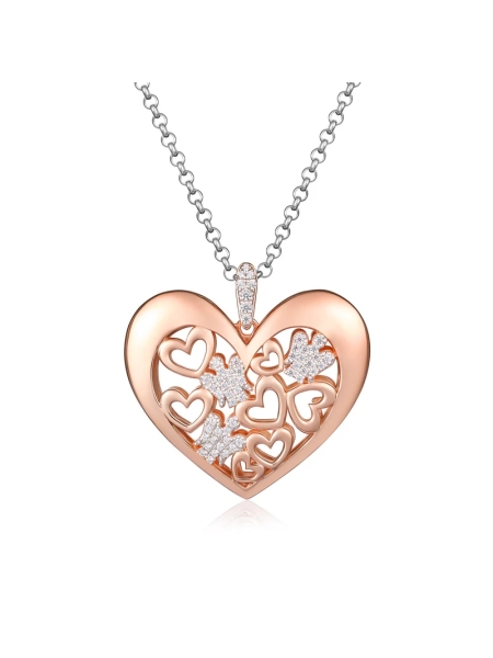 Acquista ora Collana con Angeli e Cuori su elefantebianco.jewelry
