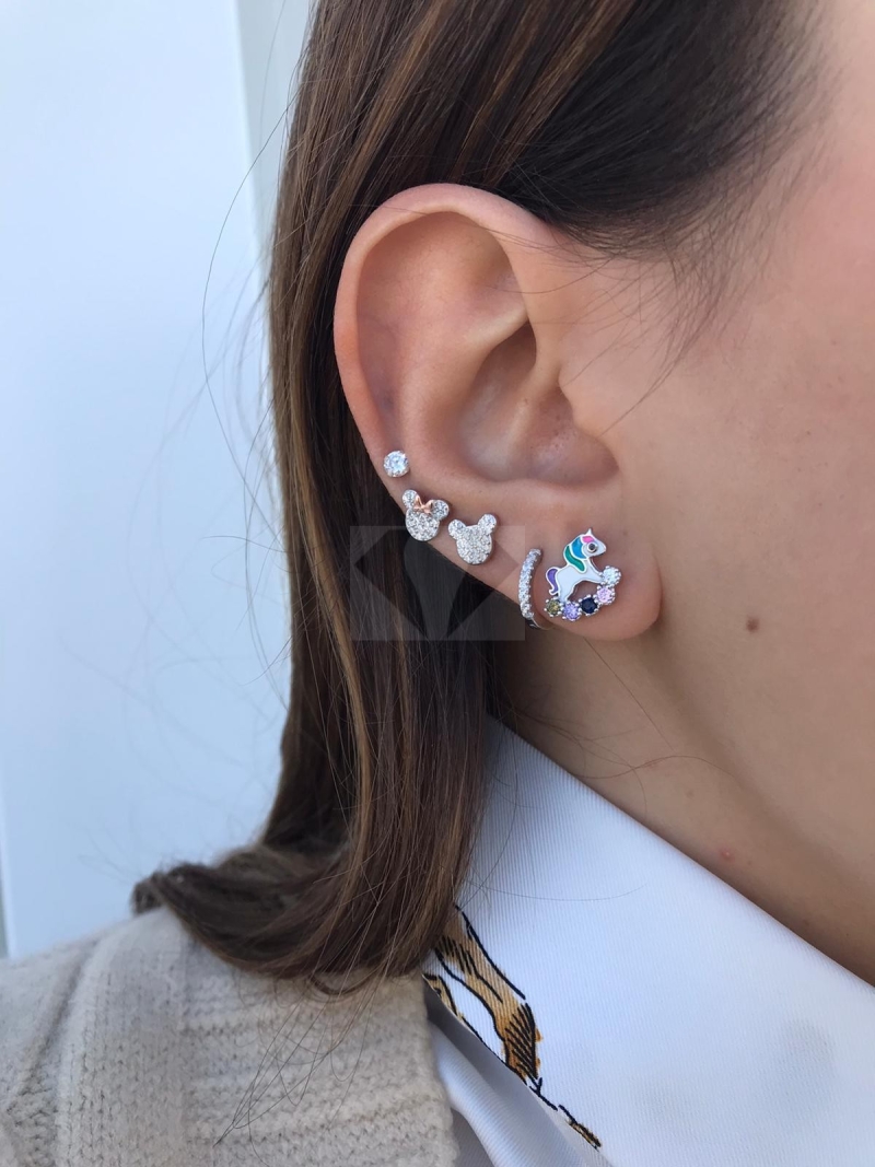 Acquista ora orecchini unicorno su elefantebianco.jewelry