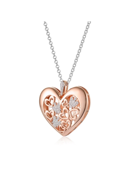 Acquista ora Collana con Angeli e Cuori su elefantebianco.jewelry 2