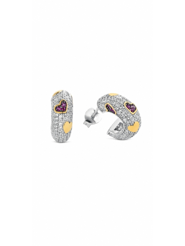 Acquista ora cerchietti con Cuori e Zirconi su elefantebianco.jewelry