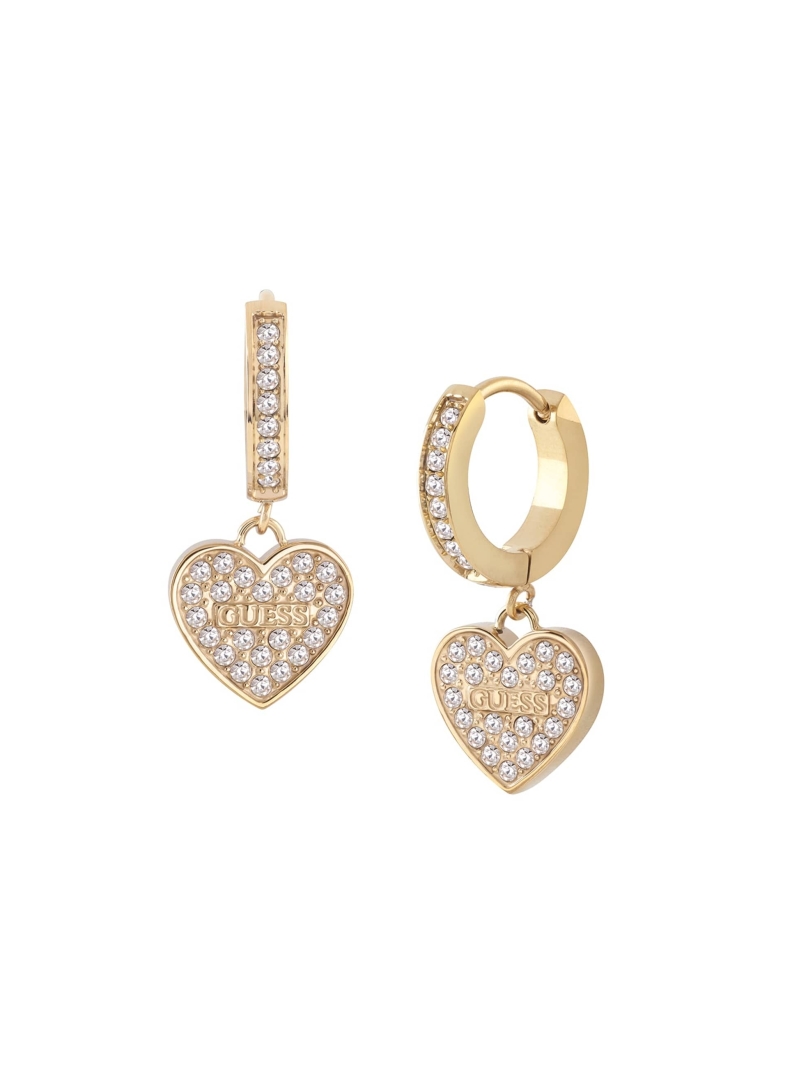 Acquista ora cerchietti cuore zirconato huggie me su elefantebianco.jewelry