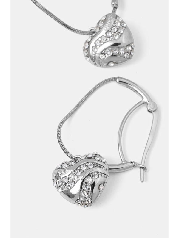 Acquista ora cerchi irregolari cuore bombato zirconato su elefantebianco.jewelry