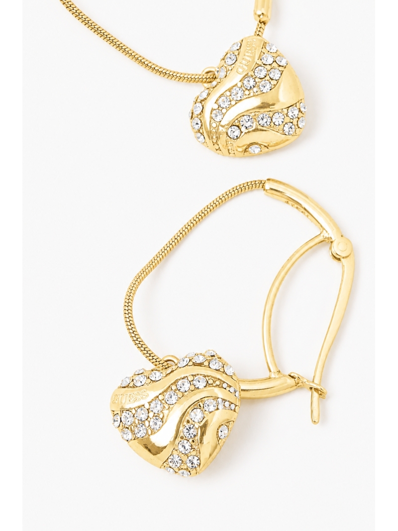 Acquista ora cerchi irregolari cuore bombato zirconato su elefantebianco.jewelry