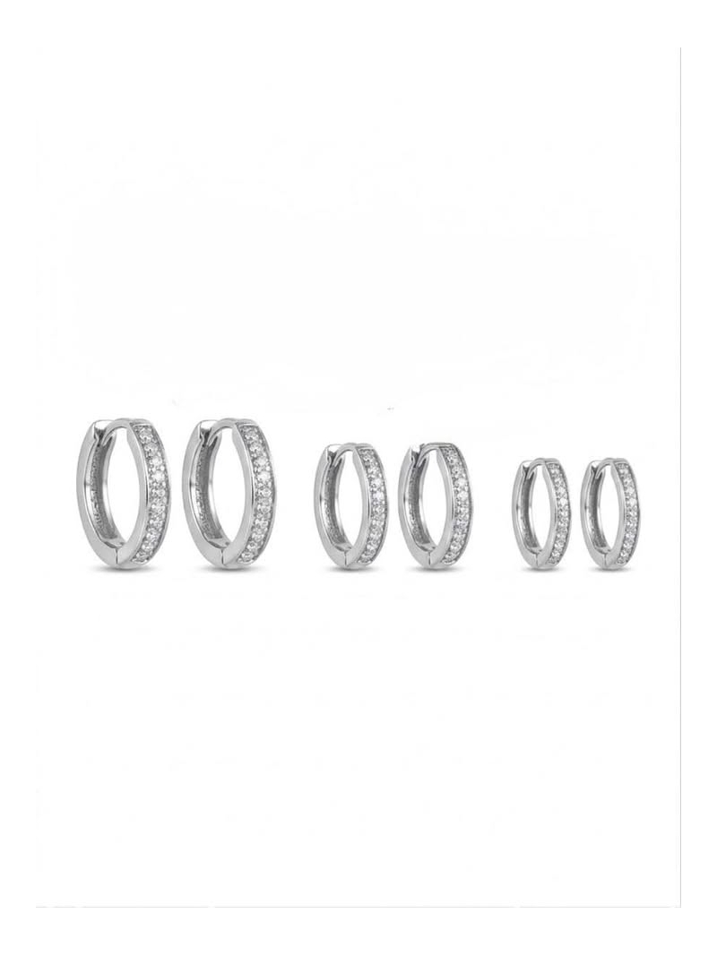 Acquista ora cerchietti con zirconi bianchi base silver su elefantebianco.jewelry