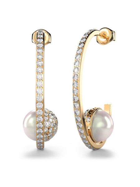 Acquista ora orecchini semicerchio perle e zirconi su elefantebianco.jewelry