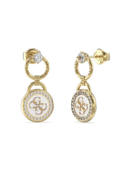 Acquista ora orecchini logo pendente e zirconi su elefantebianco.jewelry