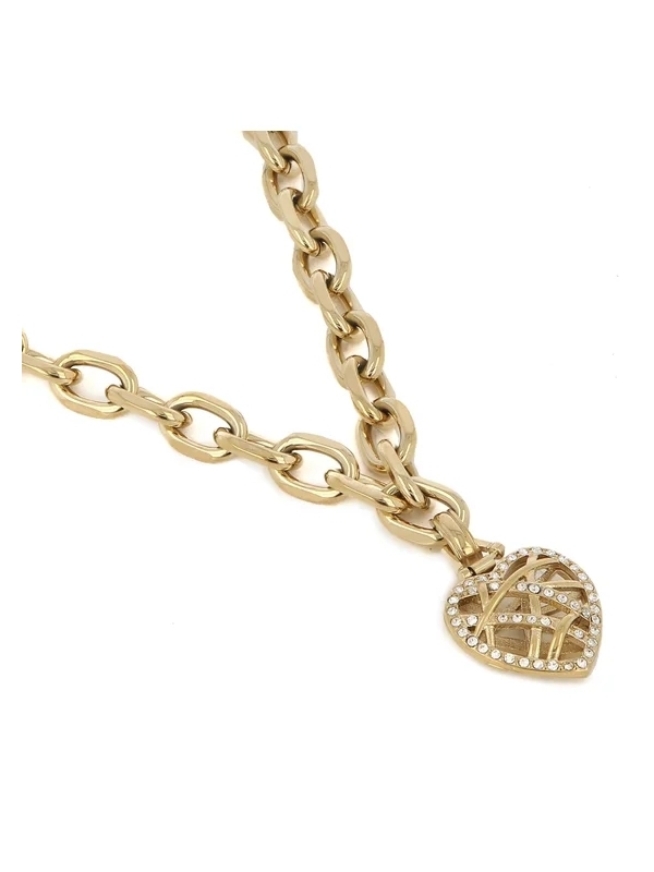 Acquista ora collana grumetta e cuore fili intrecciati su elefantebianco.jewelry